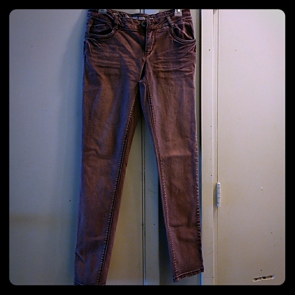 Mossimo purple skinny jeans